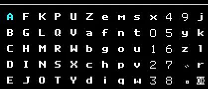 天使之翼2为什么我的密码列表是字母的？