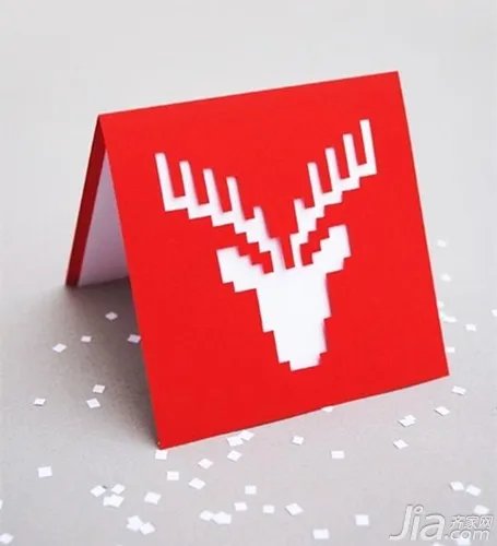 小学生卡纸手工制作图片大全 圣诞节立体贺卡