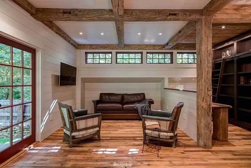 林中小屋,现代化乡村别墅