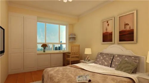 房间飘窗效果图 如此高大上的卧室飘窗设计