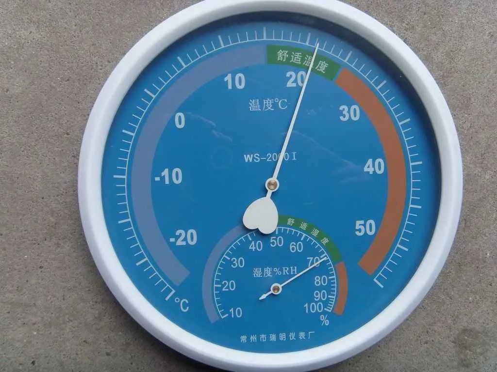 湿度计怎么看湿度