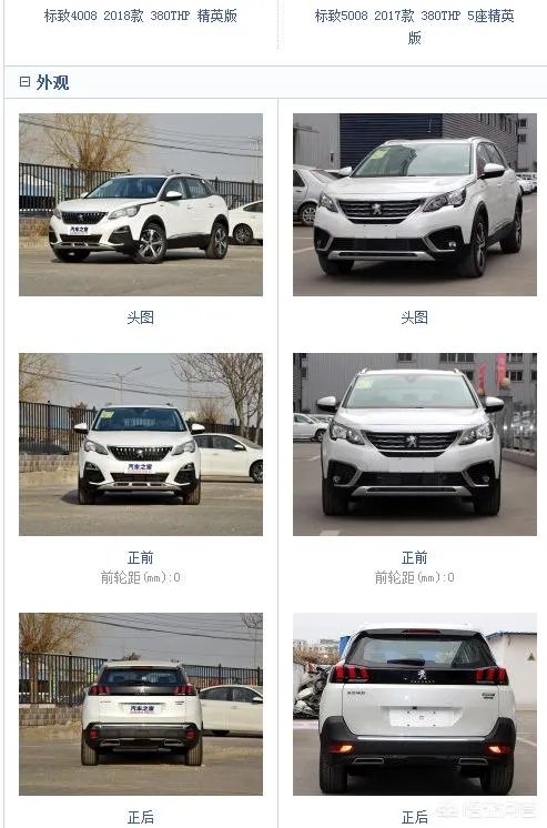 东风标志4008和5008售价相当，二者谁好些？