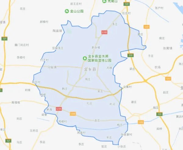 山东金乡有多少个乡镇?