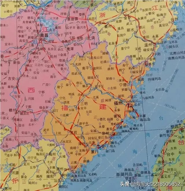 为什么福建没有铁路局?