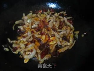 蒜苗炒肉丝