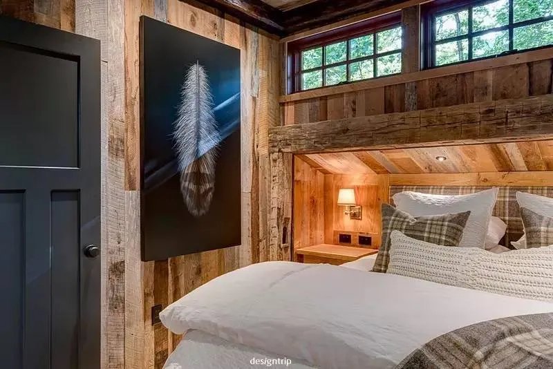 林中小屋,现代化乡村别墅