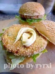 田园脆鸡堡的做法