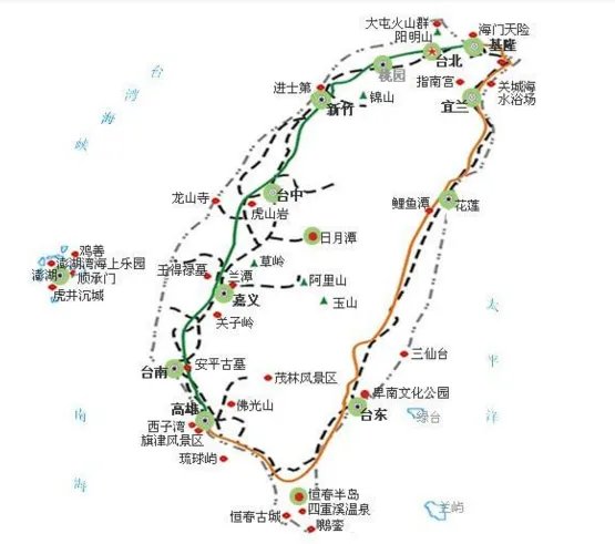 台湾著名旅游景点有哪些