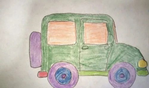 军车图片简笔画