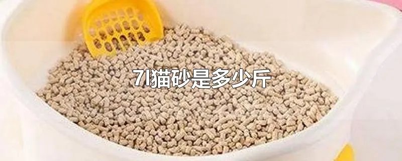 7l猫砂是多少斤