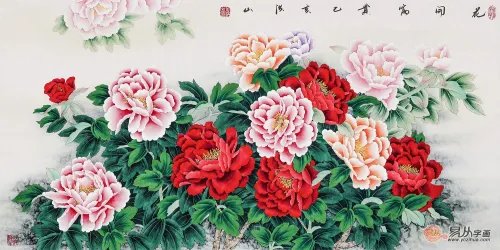 卧室床头背景墙挂什么画好，这三款花鸟画夫妻卧室必须要挂