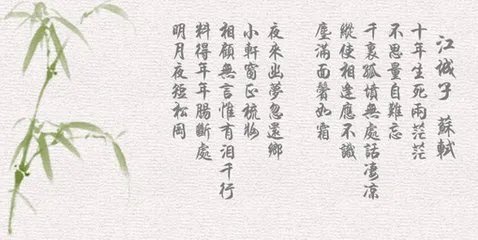 “十年生死两茫茫 不思量” 自难忘的意思是什么？