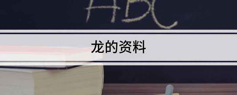 龙的资料