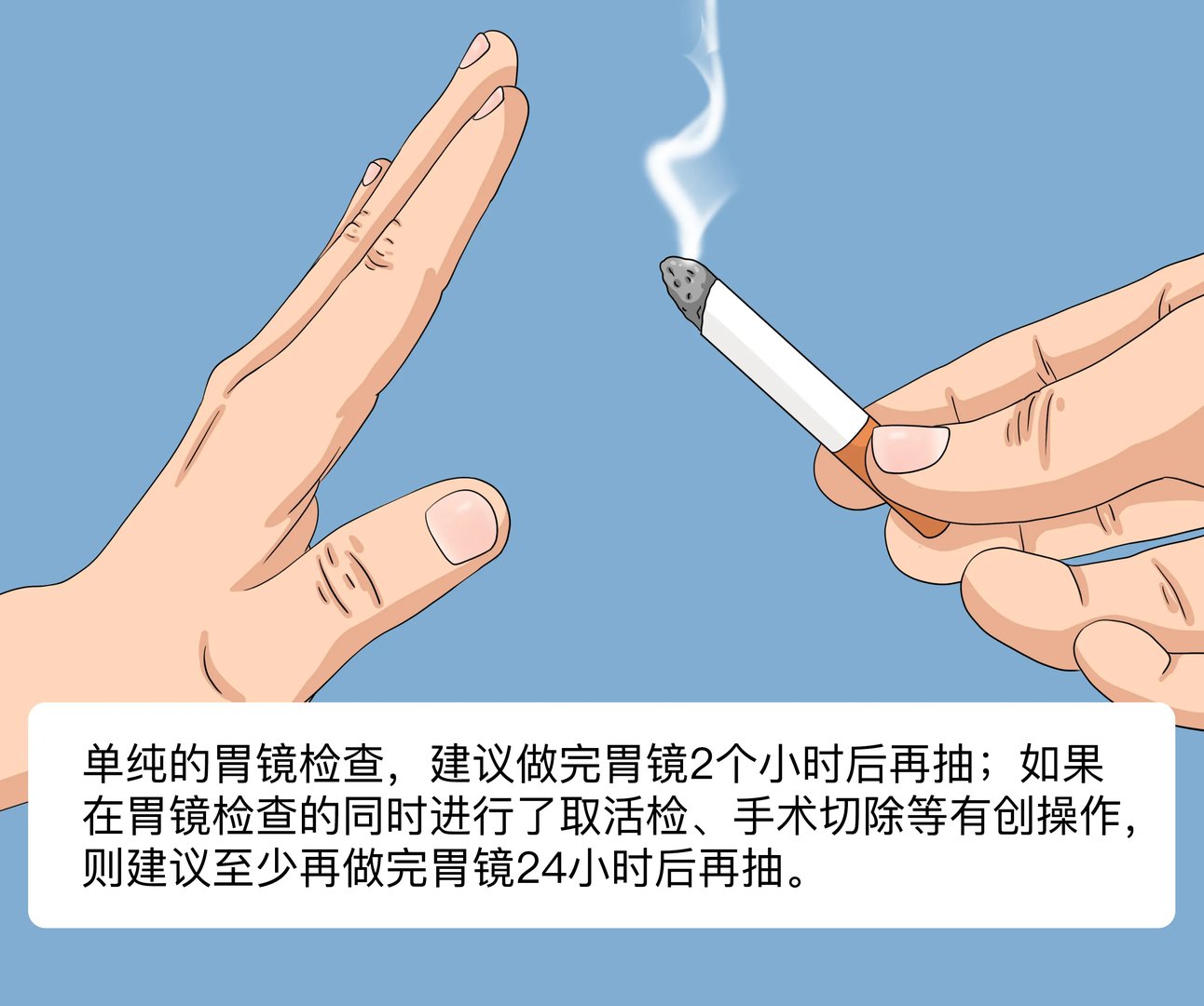 做完胃镜多久可以抽烟