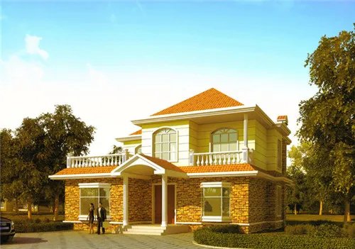 自建房怎么设计  2018新农村两层自建房图片欣赏