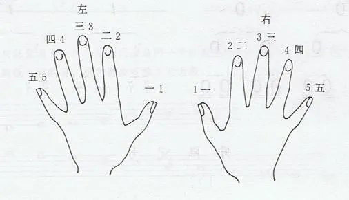 电子琴入门的指法练习