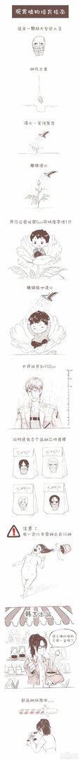 《进击的巨人》同人漫画 观赏巨人培养指南