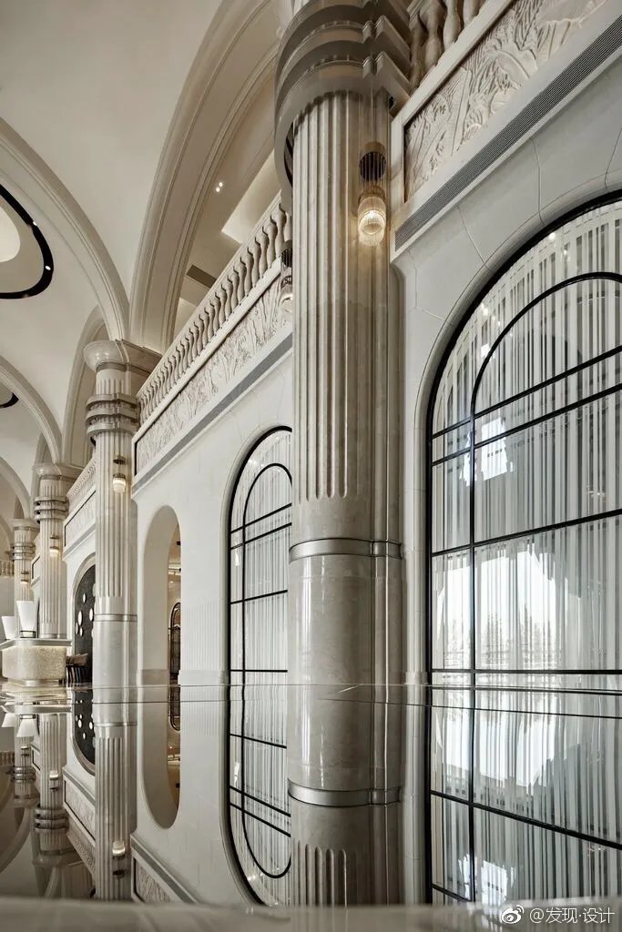 高清全案图片在天津天房光合谷展售中心的设计中，设计师用当...