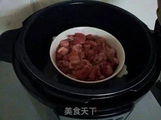 虾子酱蒸肉