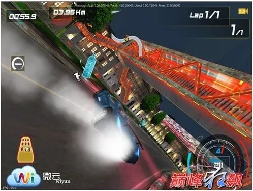 首款国产移动端3D赛车游戏《巅峰狂飙》