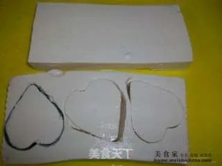 爱的涟漪心心相印@@为LG做的豆腐心形的痕迹