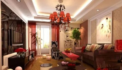 婚房客厅布置效果图 原来是这么布置的