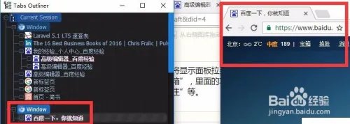 利用Tabs Outliner来管理你的标签