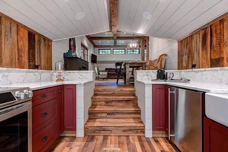 林中小屋,现代化乡村别墅