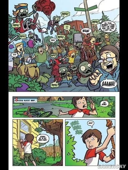 《植物大战僵尸》漫画曝光 首期限时免费