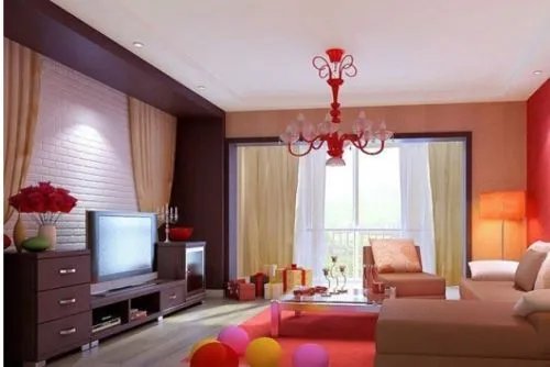婚房客厅布置效果图 原来是这么布置的