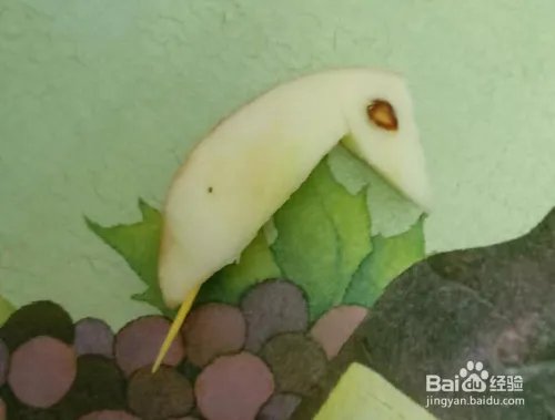 苹果天鹅制作教程 超级漂亮水果拼盘图片