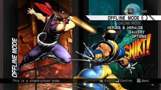 《漫画英雄VS卡普空3》图文攻略 出招表及连续技任务图文攻略