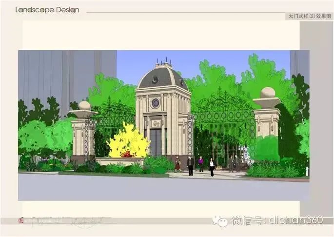 小区入口设计大全