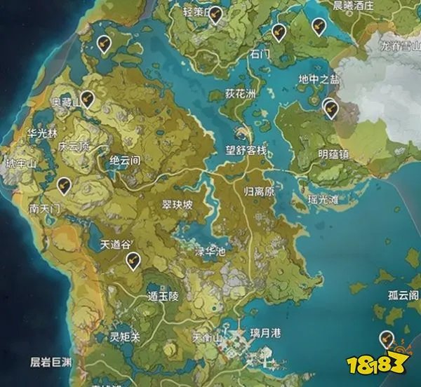 原神蒙德地灵龛位置在哪 全地图地灵龛位置一览