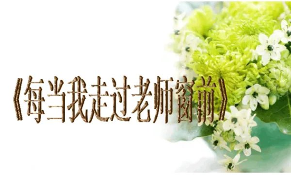 《每当我轻轻走过你窗前》的歌词