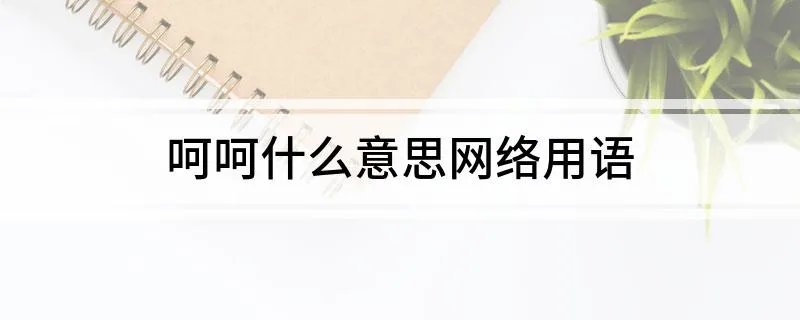 呵呵什么意思网络用语