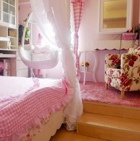 不可思议旧屋大整修 78平米蜜桃女孩的田园闺房