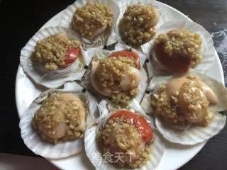 蒜蓉蒸扇贝