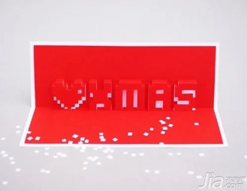 小学生卡纸手工制作图片大全 圣诞节立体贺卡