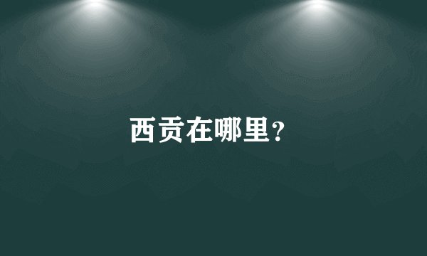 西贡在哪里？