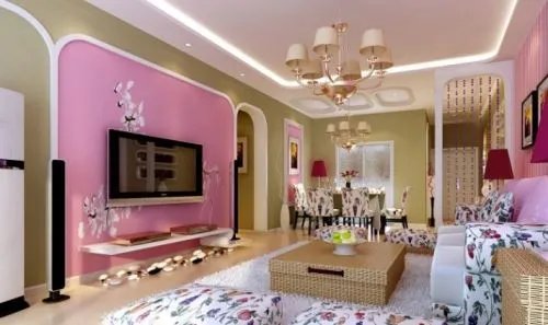 婚房客厅布置效果图 原来是这么布置的