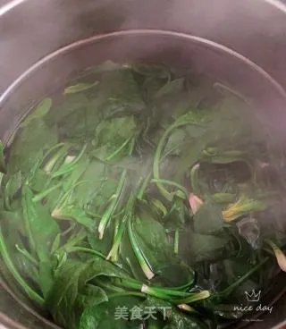 陈醋菠菜花生米