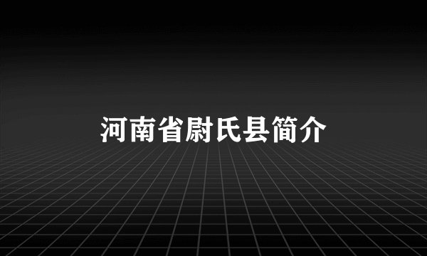 河南省尉氏县简介