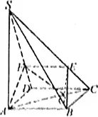 如图所示，四棱锥S-ABCD中，底面ABCD为正方形，且AB=4，SA⊥平面ABCD，∠SDA=60°，E、F、G分别是SC、SD、AC上的点，且     SE    EC     =     SF    FD     =     AG    GC     ．       （1）求证：FG∥平面SAB；  （2）若平面ABE⊥平面SCD，求多面体SABEF的体积．