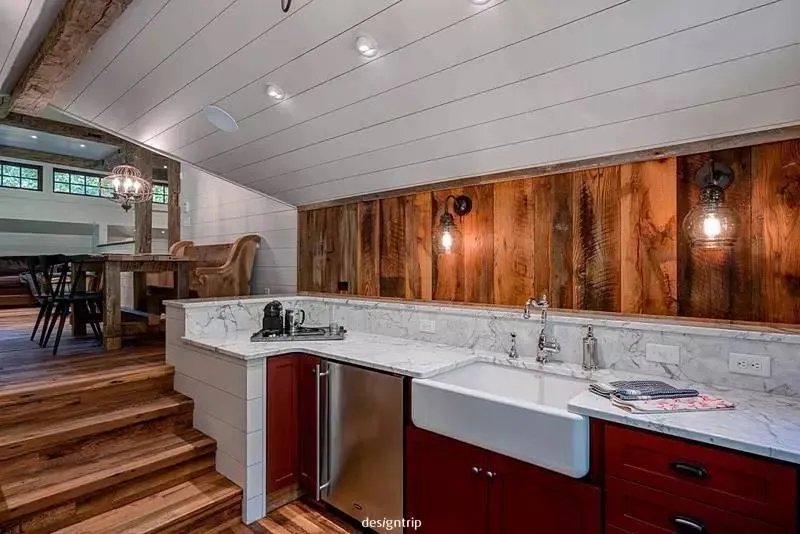 林中小屋,现代化乡村别墅