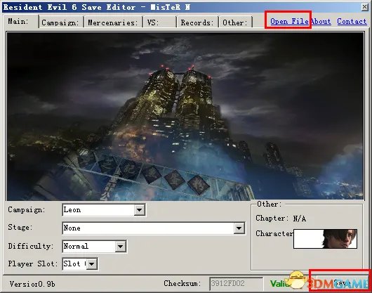 生化危机6 存档修改器 使用手册