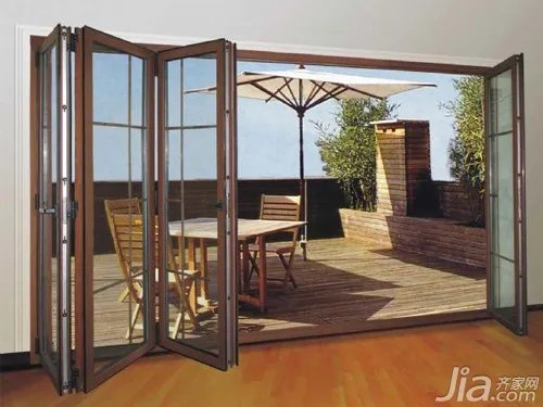折叠门规格尺寸 折叠门效果图欣赏