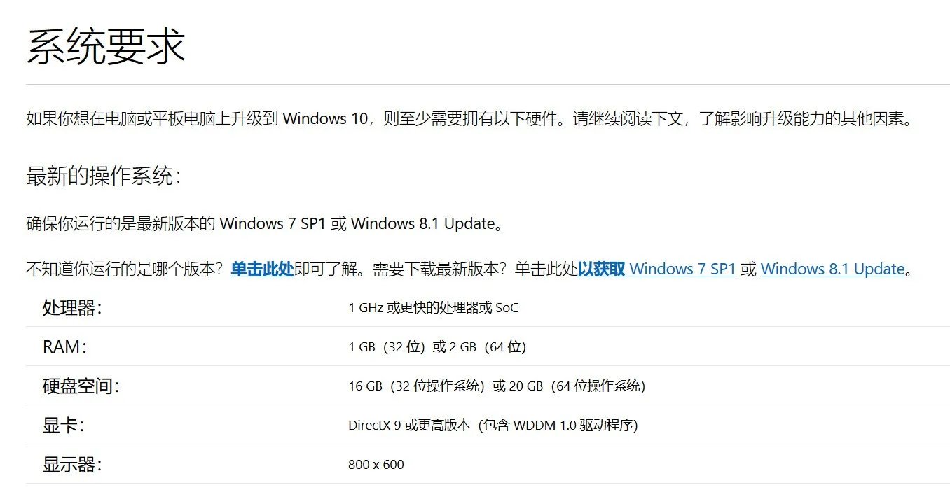 win10配置要求,win10需要什么配置才能流畅
