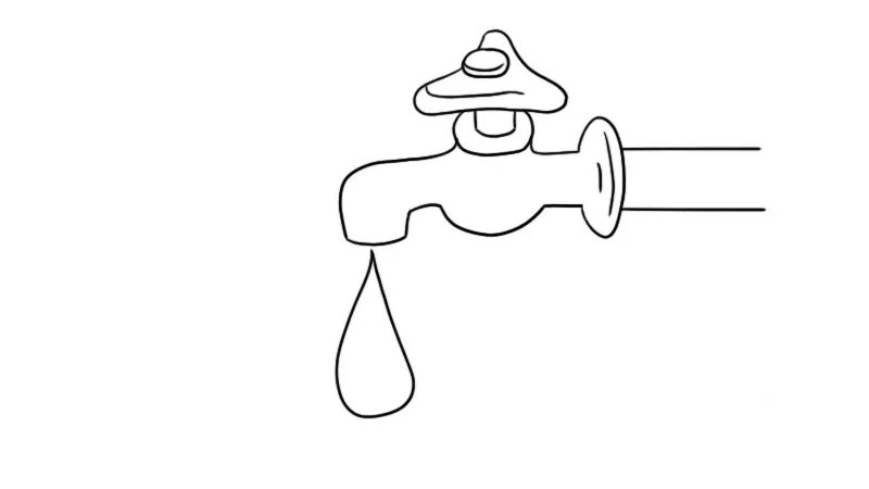 节约用水简笔画