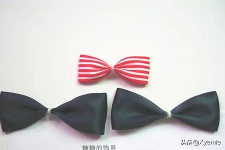 蝴蝶结发夹的做法？